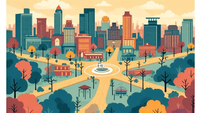 A vibrant map of Austin, TX highlighting key wellness centers, overlaid with subtle digital wellness iconography.