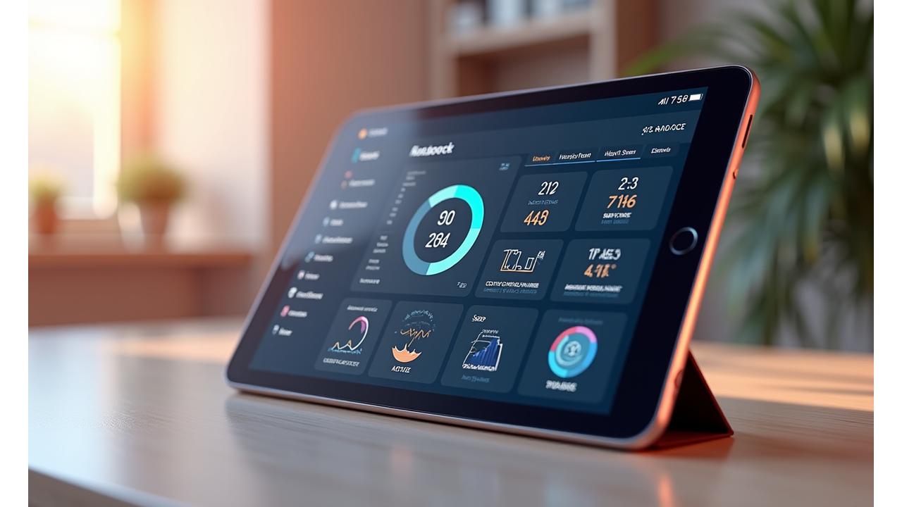 Phoenix Bloom fitness app dashboard showing integrated data from various wearables, with charts and personalized insights.