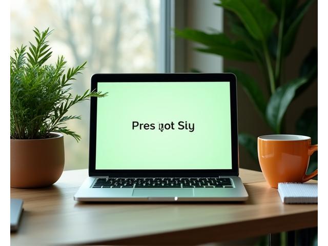 Minimalist desk with tech, symbolizing balanced digital use