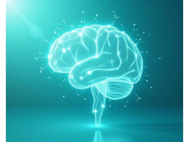 Abstract visualization of interconnected thought processes or data analysis, symbolizing insights from a mental well-being assessment. Clean, digital art style.