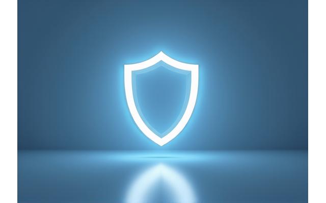 Digital shield symbolizing data protection and privacy