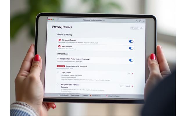 User interface screenshot showing privacy settings options